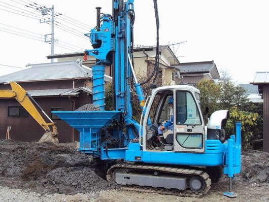 エコジオは小規模建築物向け地盤補強工法